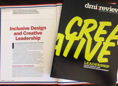 Inclusive Design and Creative Leadership magazines