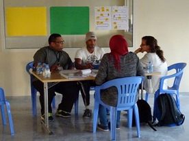 People around a table